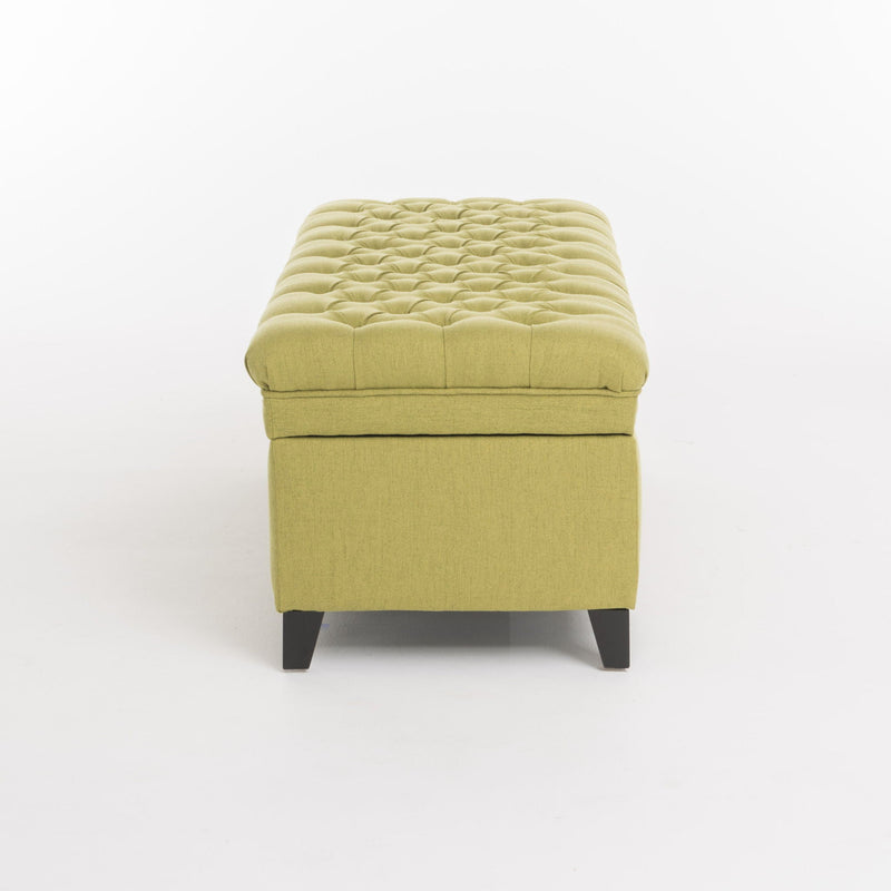 Juliana Storage Ottoman With Birch Legs by HouseOfZazla