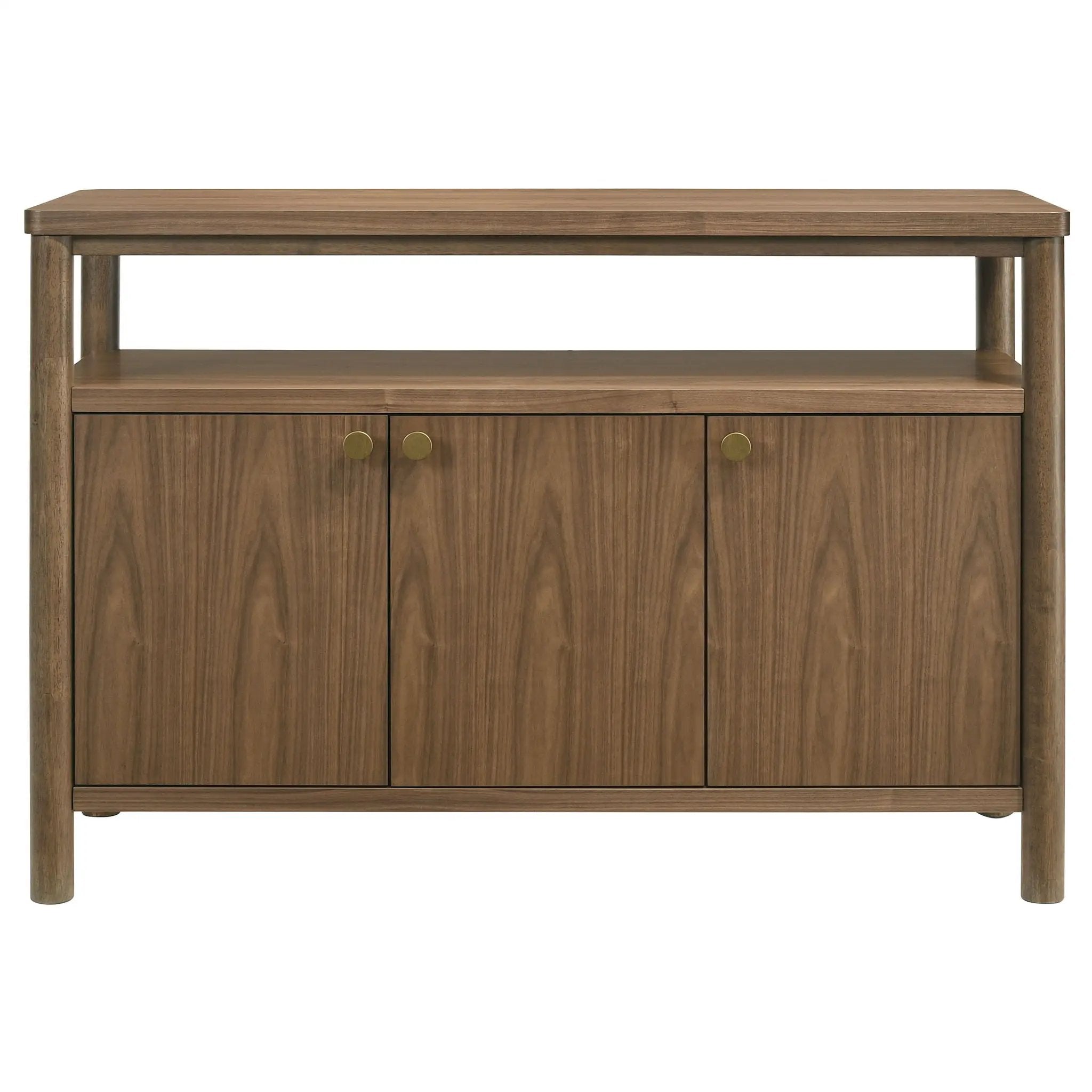 Crestmore 52-inch Dining Cabinet Sideboard Buffet Walnut by Unique Piece Furniture