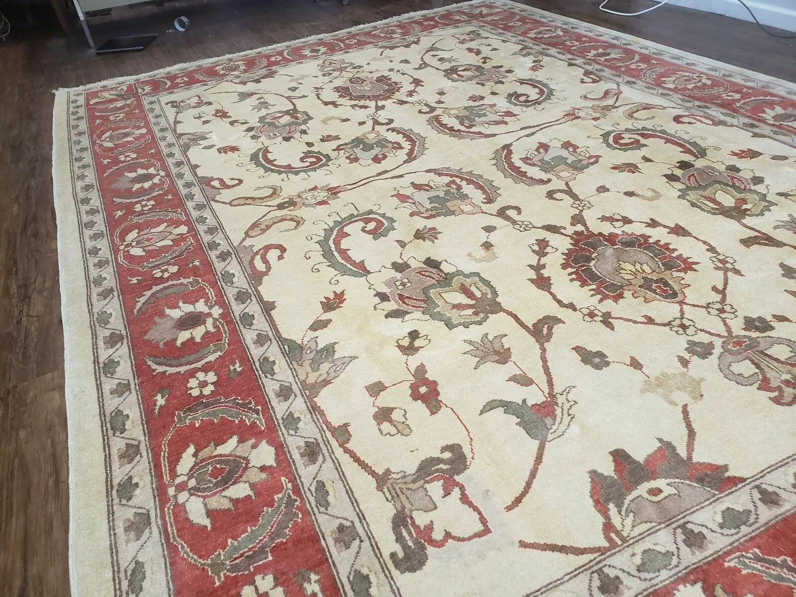 9' X 12' One-Of-A-Kind William Pak Peshawar Hand-knotted Wool Rug Nice by Jewel Rugs