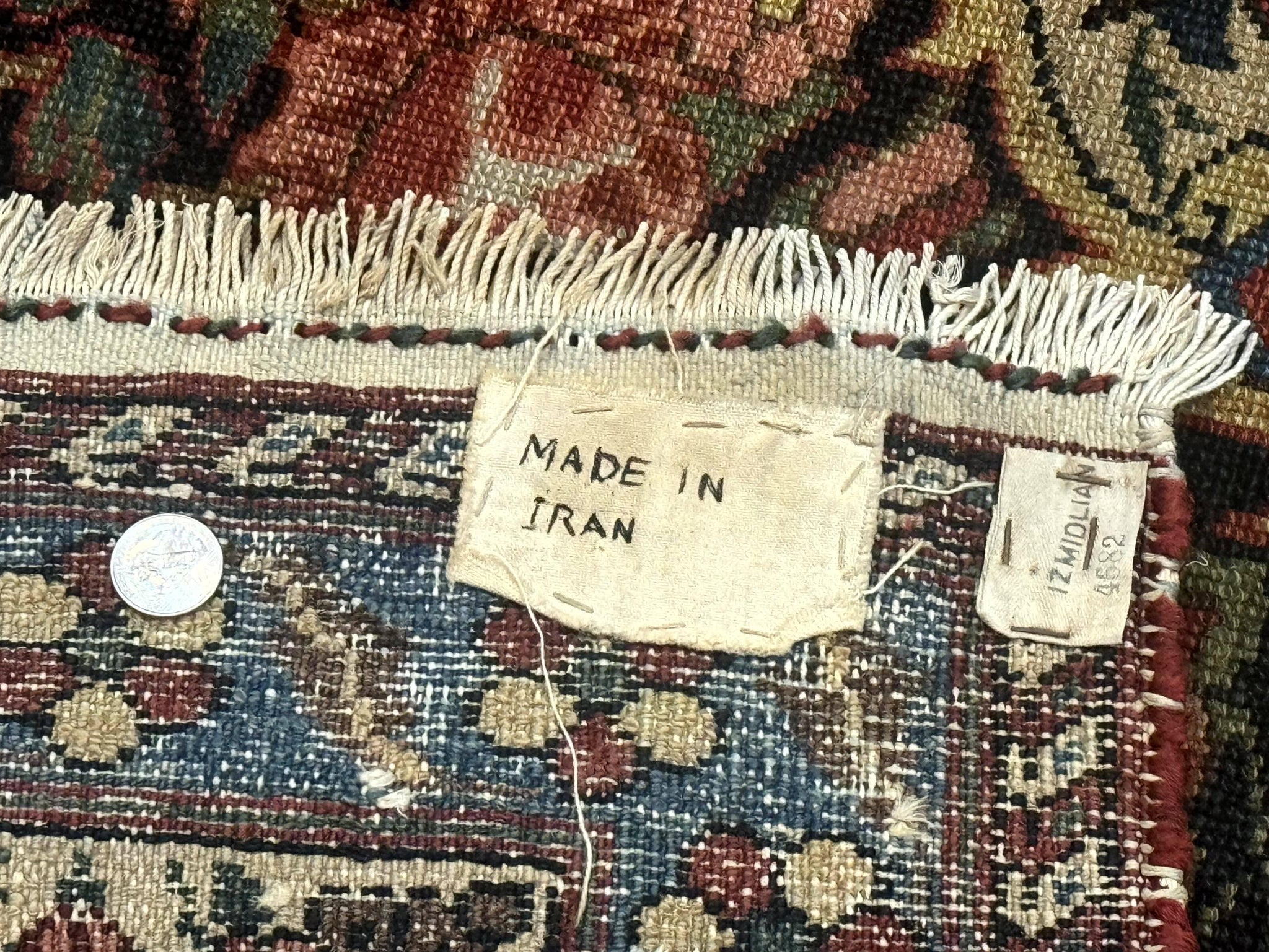 Antique Persian Bakhtiari Rug 12x19, Palace Size Wool Handmade Persian Carpet, Oversized Rug, Panel Design, Peacocks, Multicolor, Rare by Jewel Rugs