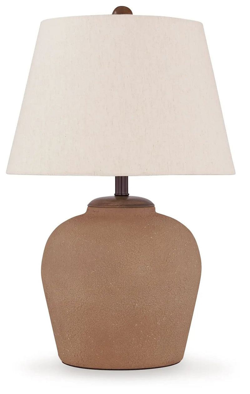 Scantor - Metal Table Lamp - Rust by Unique Piece Furniture