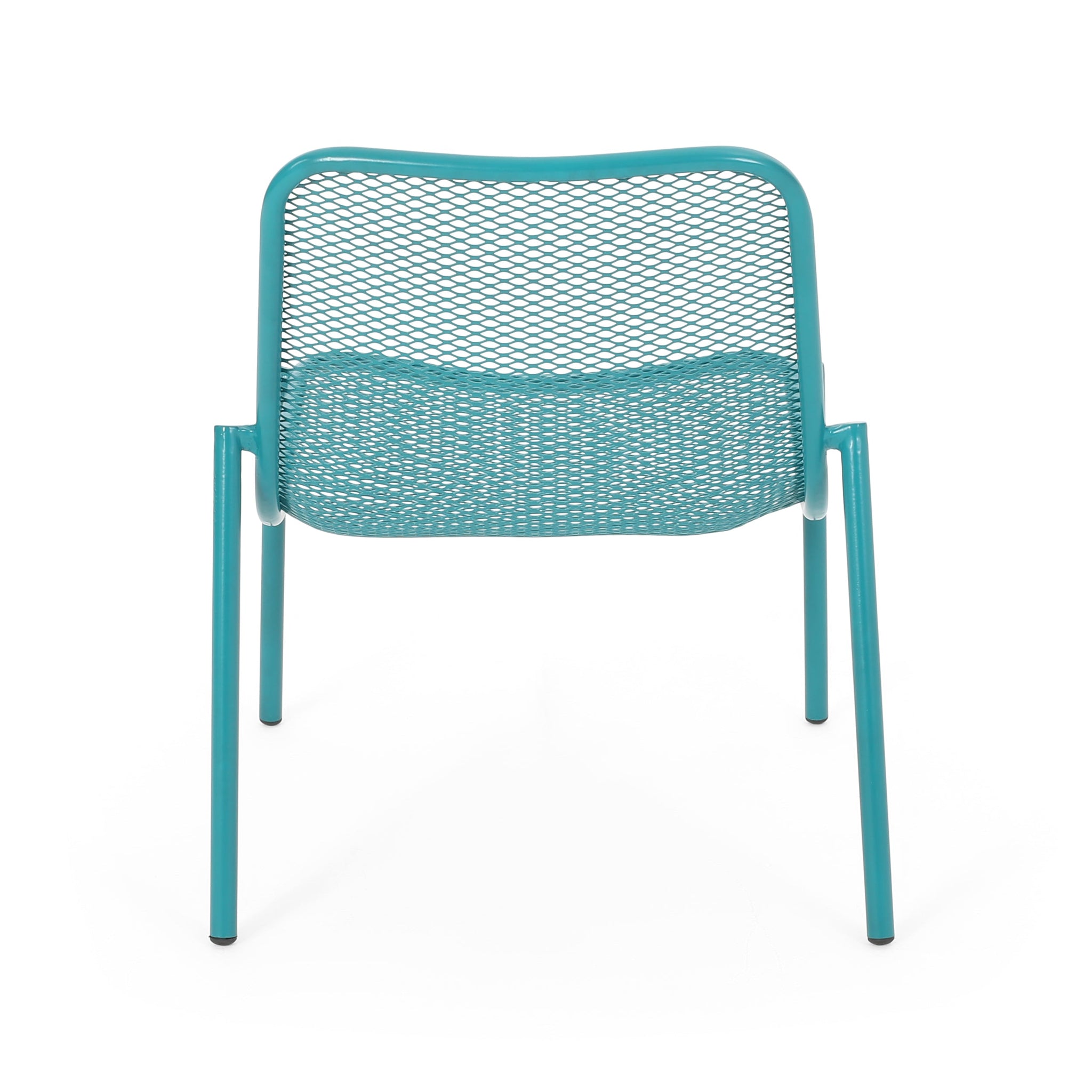 Kincaid Outdoor 3-Piece Conversation Set with Iron Frame - Teal by HouseOfZazla
