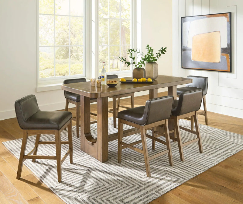 Cabalynn - Rectangular Dining Room Counter Table Set by Unique Piece Furniture