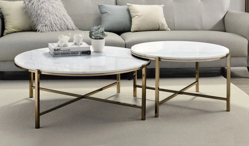Zaidee - Nesting Table Set - White by Unique Piece Furniture