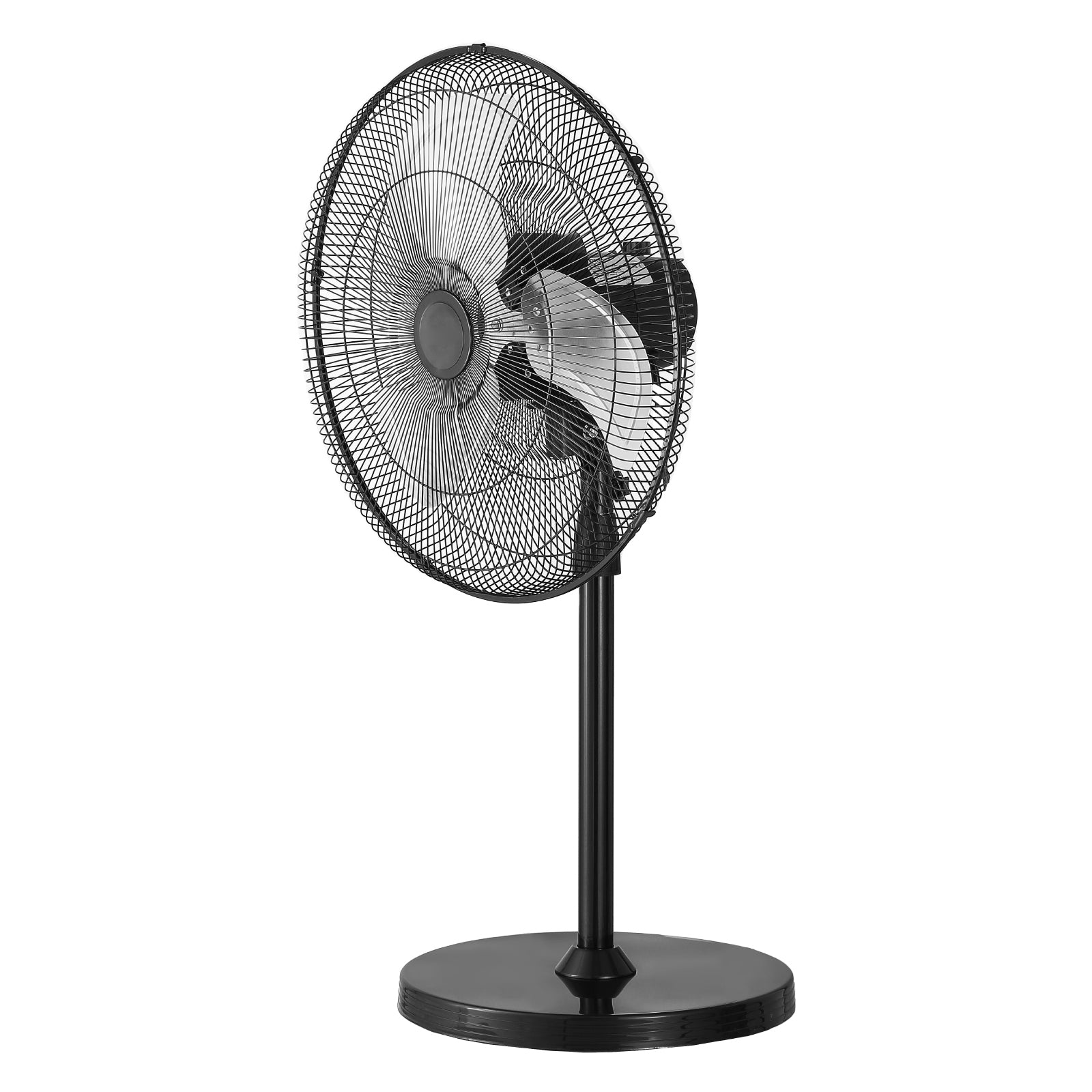 18" Industrial Pedestal Fan 3-Speed Oscillating Fan with Adjustable Height by HouseOfZazla