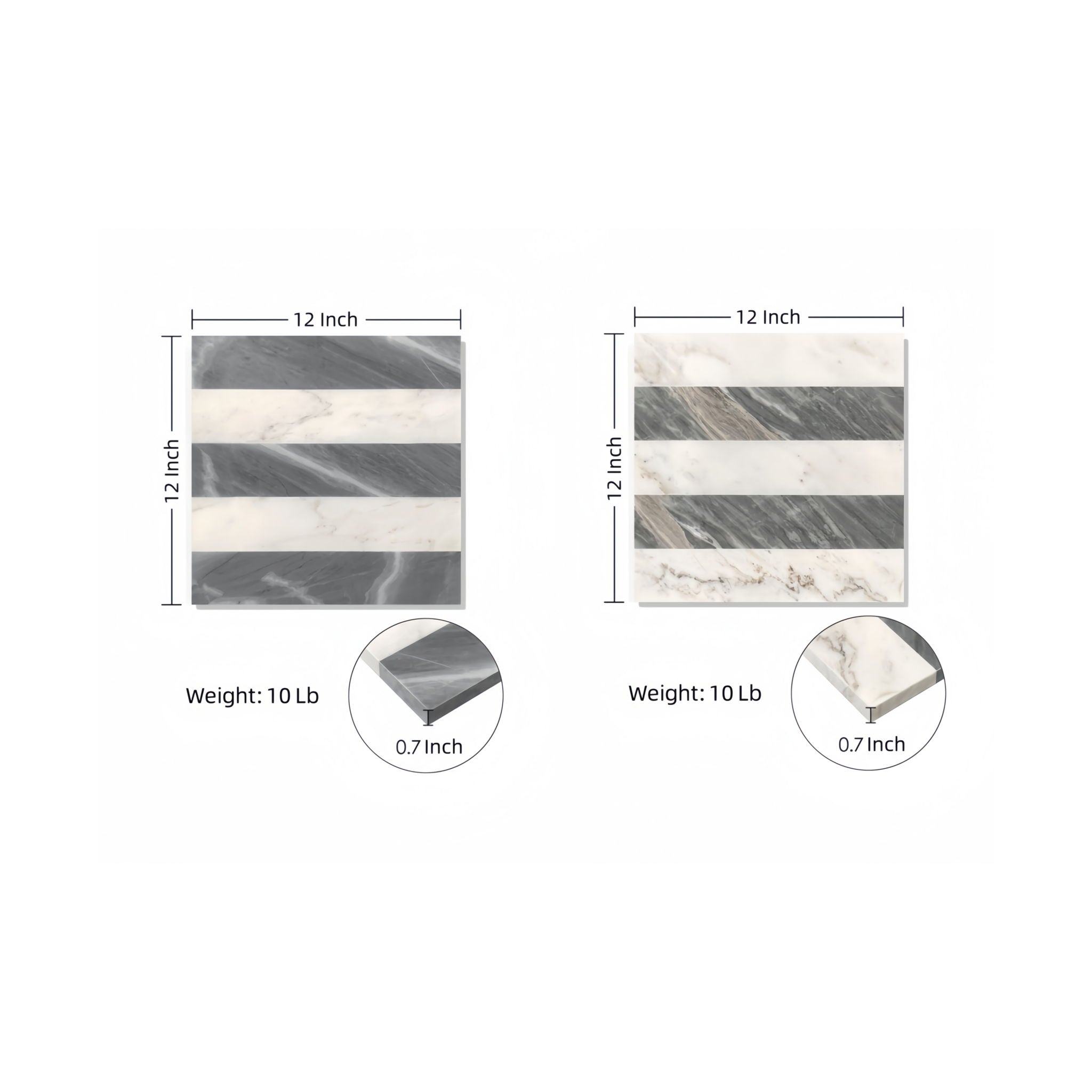 Elegant Waterjet Polished Marble Tile For Floor And Wall by HouseOfZazla