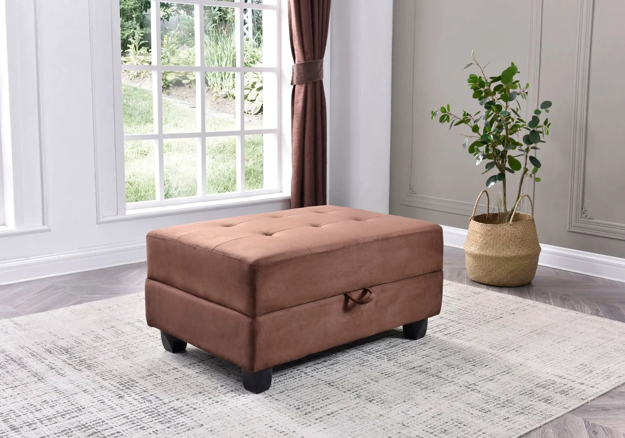 Stylish Storage Contemporary Ottoman by HouseOfZazla