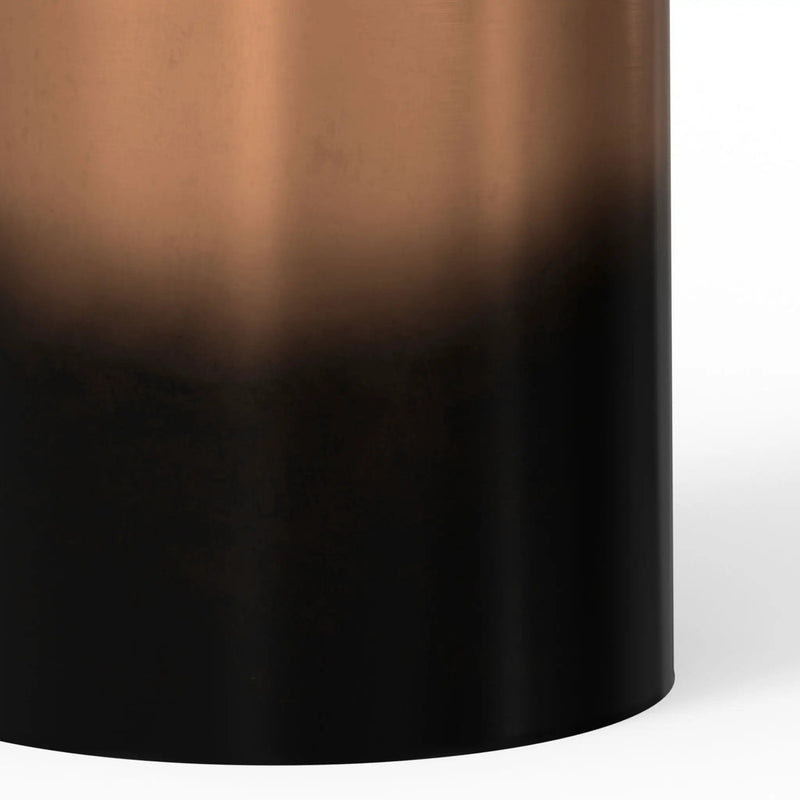 Curtis - Ombre Metal Cylinder Accent Table by HouseOfZazla