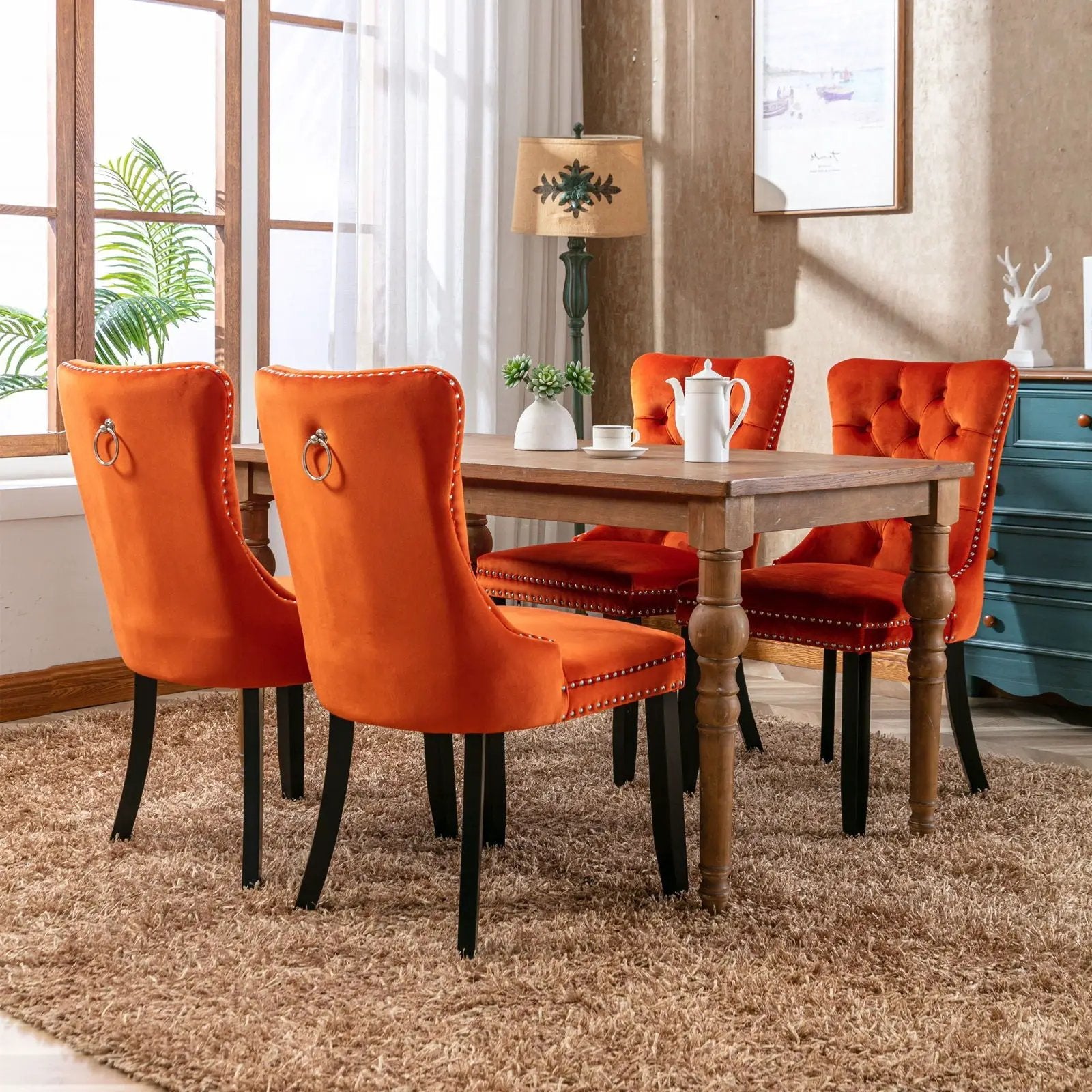 Nikki - High-End Tufted Dining Chair (Set of 2) by HouseOfZazla