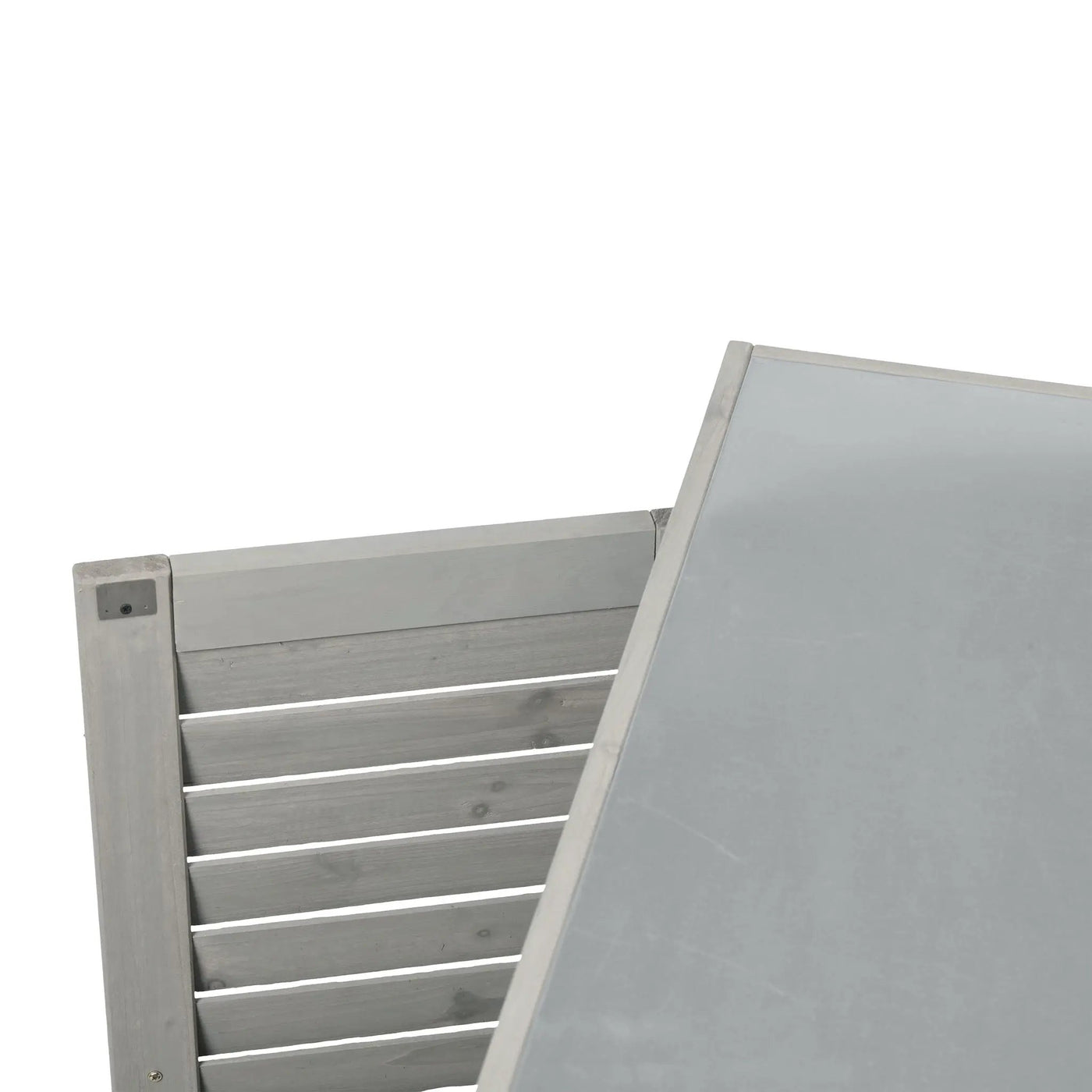 Potting Bench With Storage Cabinet And Metal Table Top For Outdoor by HouseOfZazla