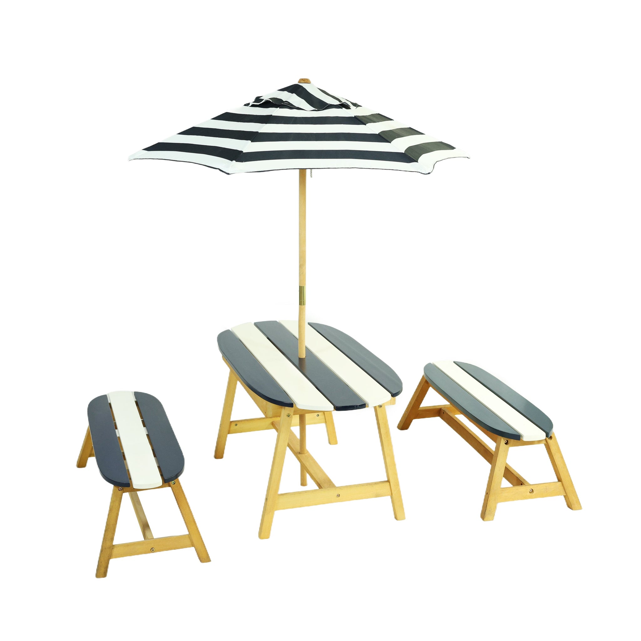 Naturally Playful Kids Picnic Table with Umbrella by HouseOfZazla