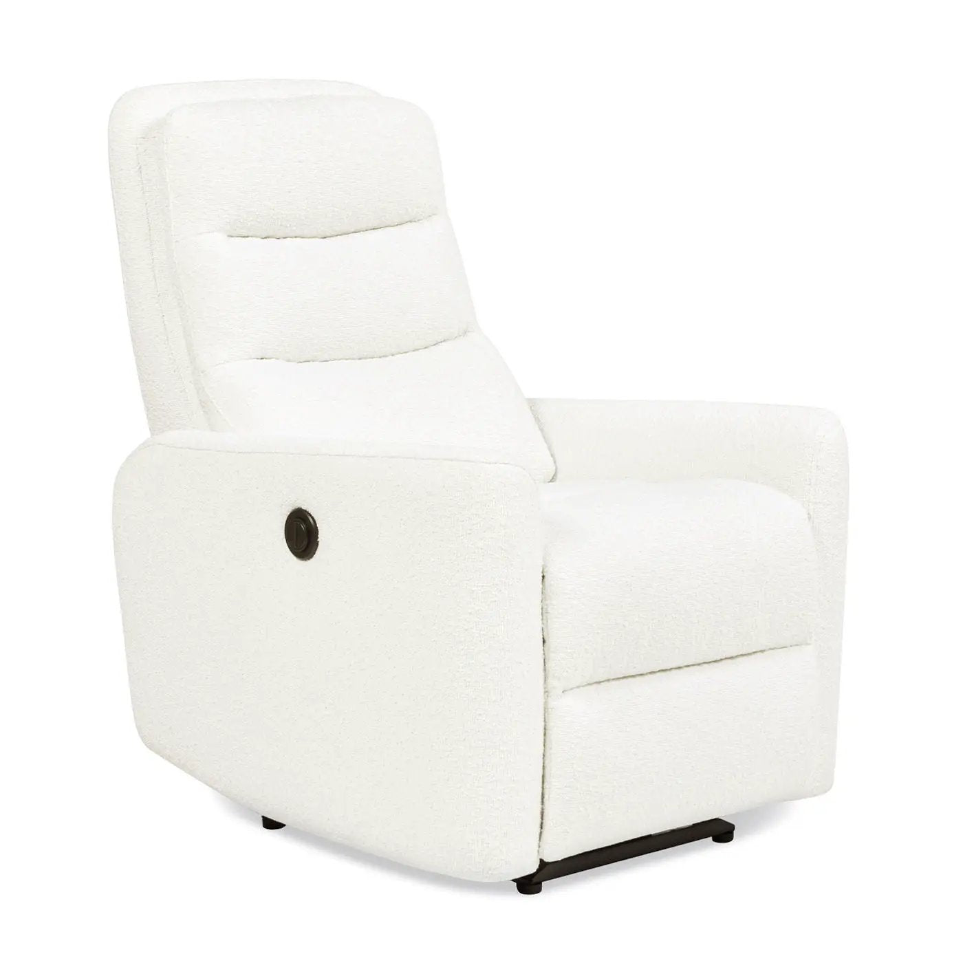 Bloomy - High Back Power Recliner Motion Chair - Chiffon White by Unique Piece Furniture