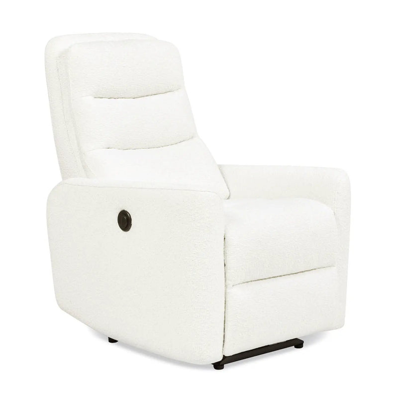 Bloomy - High Back Power Recliner Motion Chair - Chiffon White by Unique Piece Furniture