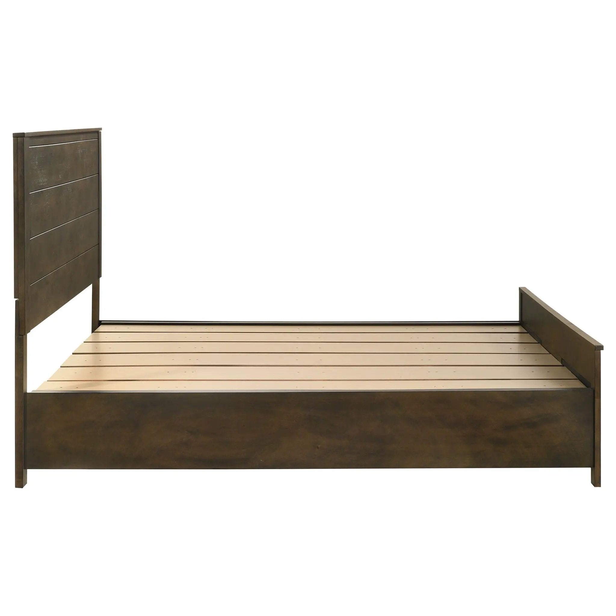 Woodmont California King Storage Bed Rustic Golden Brown by Unique Piece Furniture