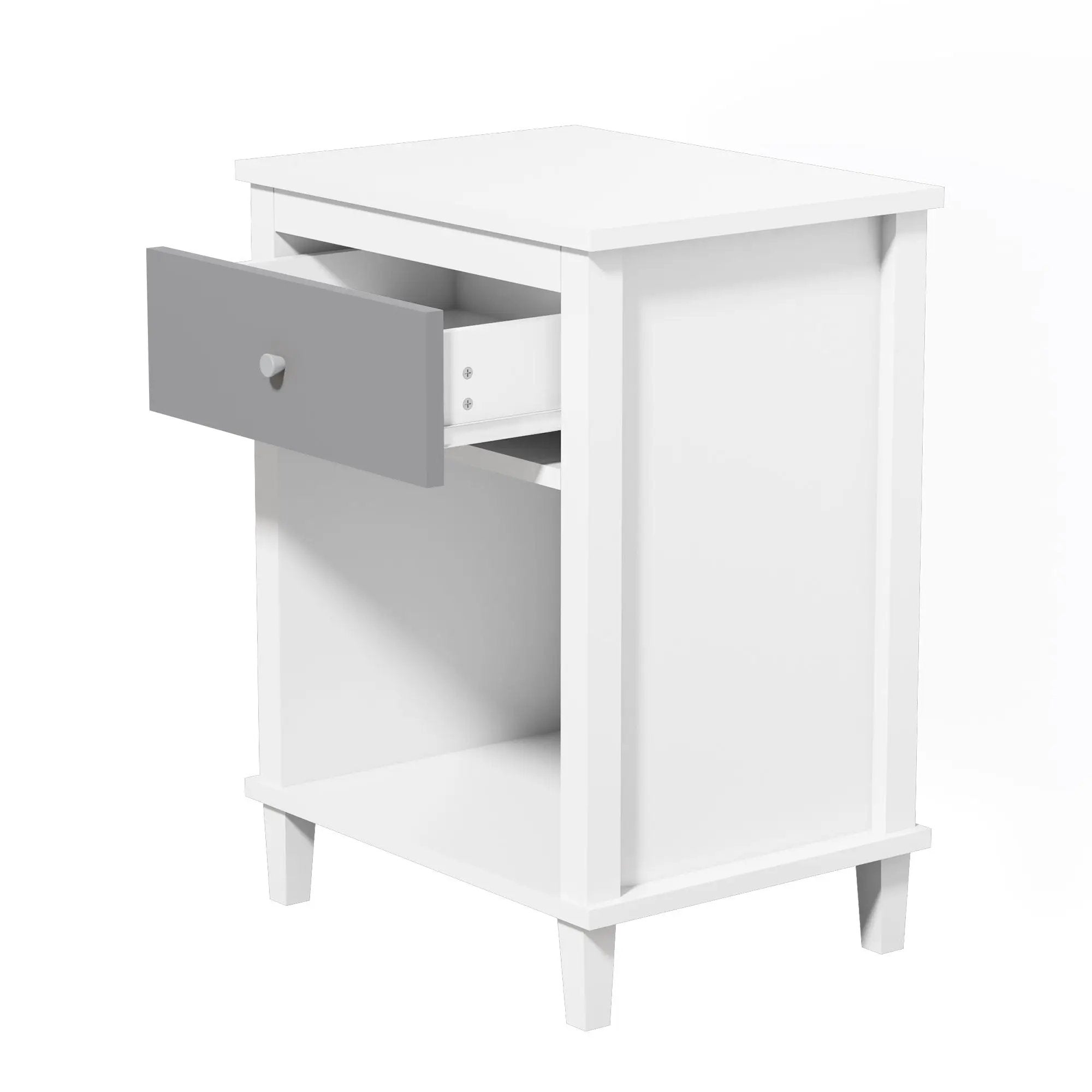 Nightstand With 1 Drawer 1 Shelf by HouseOfZazla