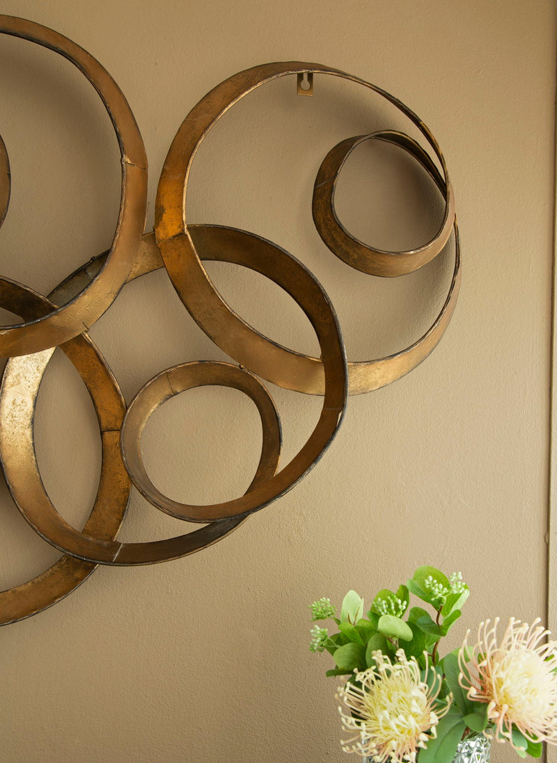 SerethaLeaf Wall Decor - Gold by HouseOfZazla