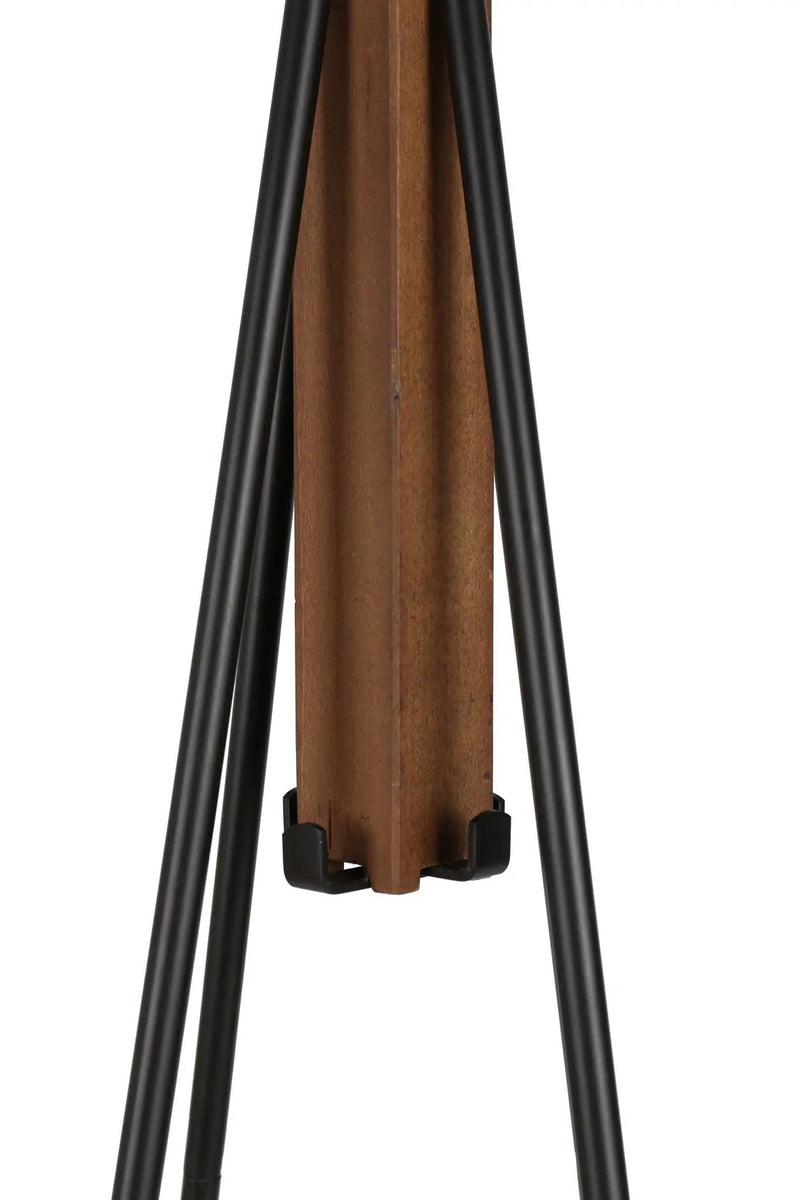 Reclaimed Wood And Metal Freestanding Coat Rack With Hooks Use In Bedroom, Living Room - Natural by Unique Piece Furniture