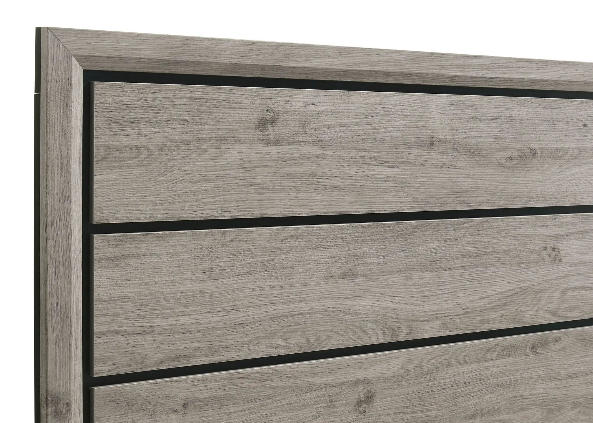 Valen Wood Queen Panel Bed Light Taupe by Unique Piece Furniture