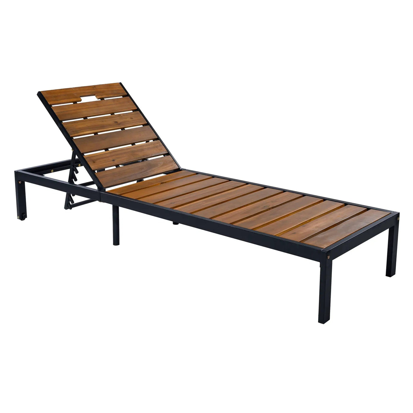 Outdoor Chaise With Adjustable Backrest by HouseOfZazla