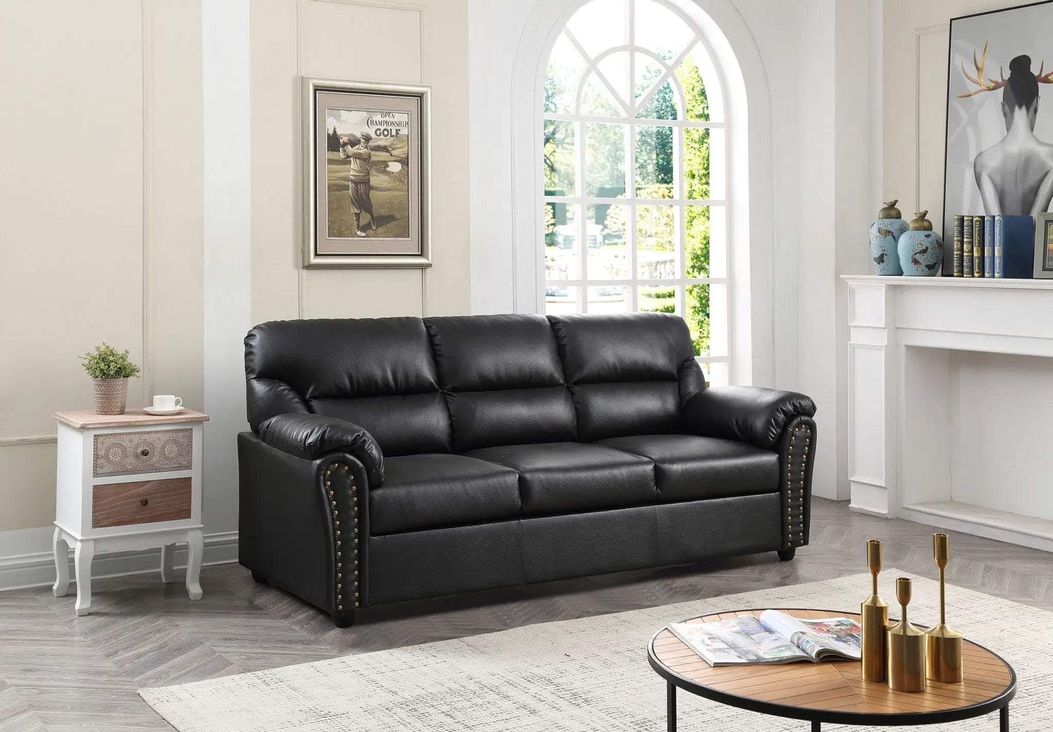 Olney - Sofa - Black by Unique Piece Furniture
