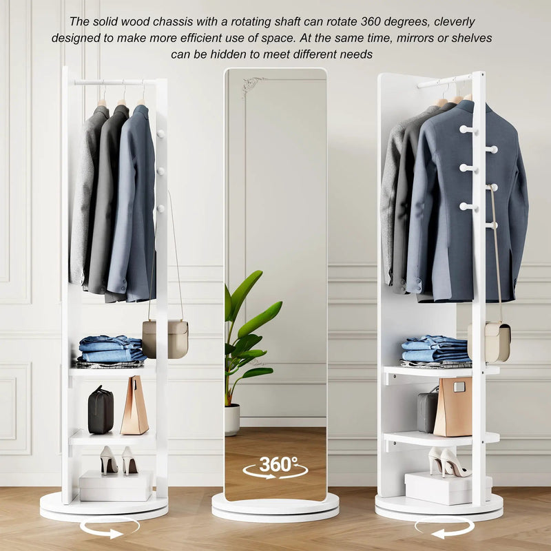 3 In 1 Multifunctional Full Length Clothing Mirror by Unique Piece Furniture