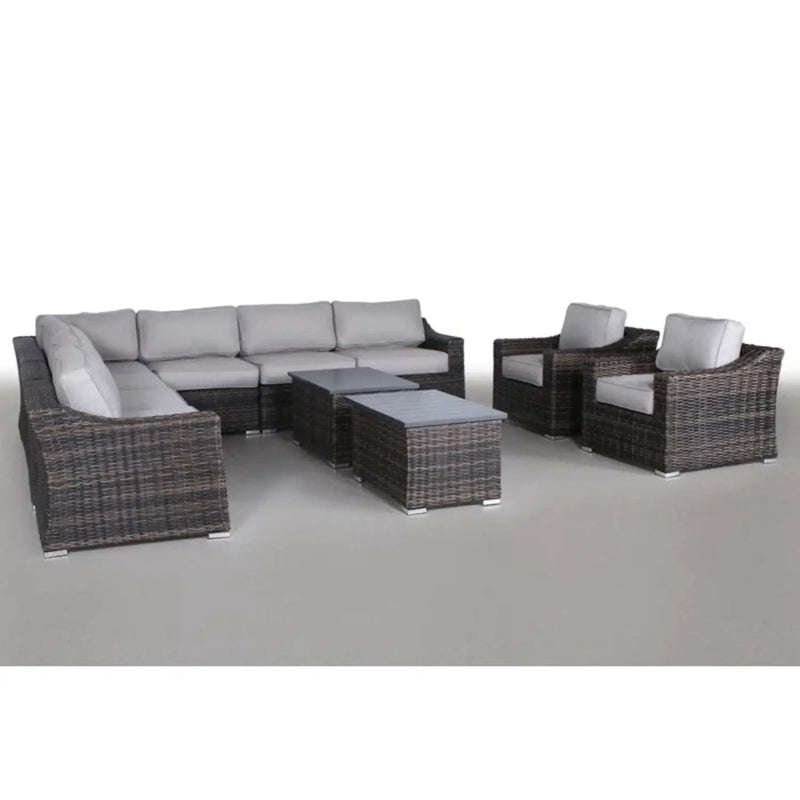 Stylish Sofa Seating Group With Cushions Perfect For Outdoor Gatherings by HouseOfZazla