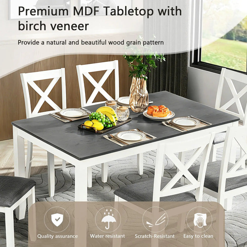 Kitchen Dining Set, Rectangular Dining Table by Unique Piece Furniture