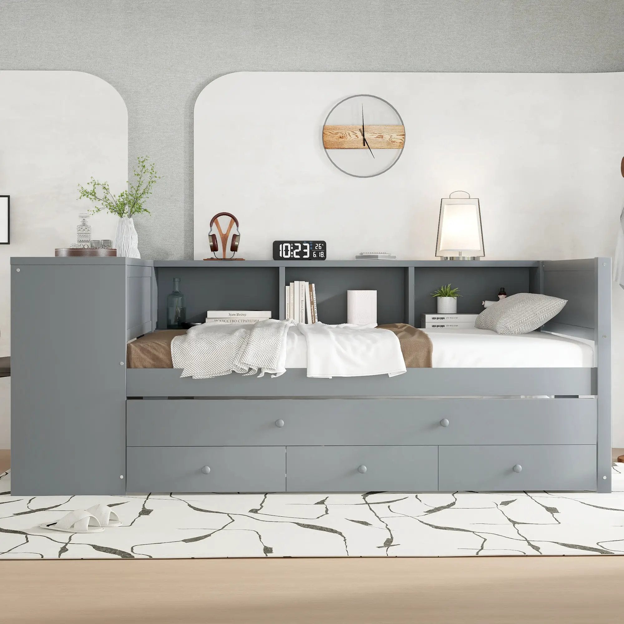 Twin Size Daybed with Trundle and Storage by HouseOfZazla