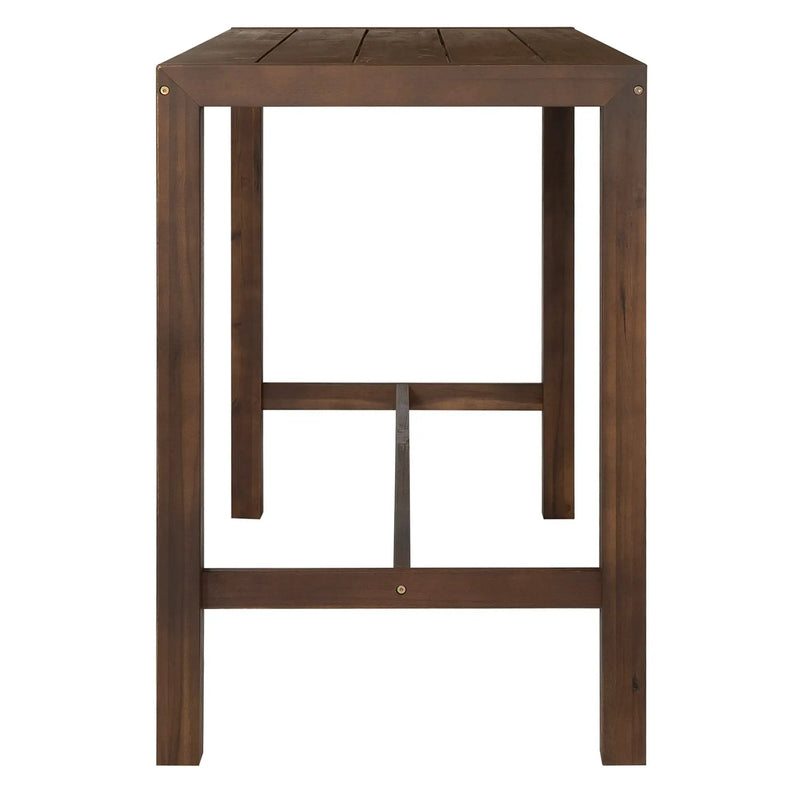 Patio Bar Set With Ergonomic Chairs