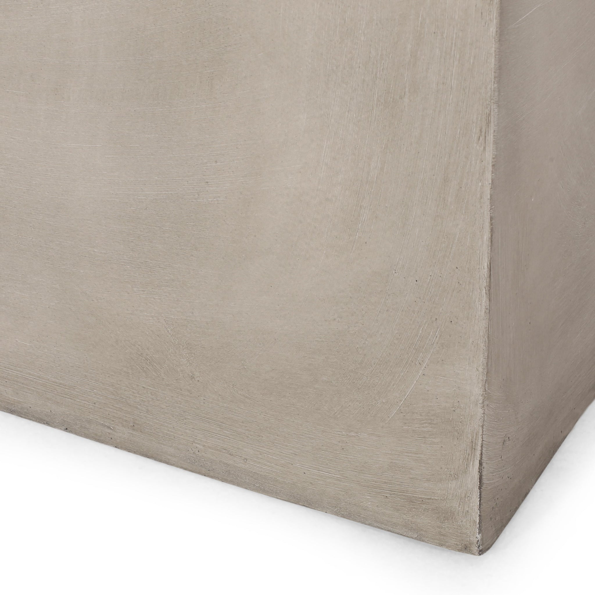 Outdoor MGO Square Side Table, Light by HouseOfZazla