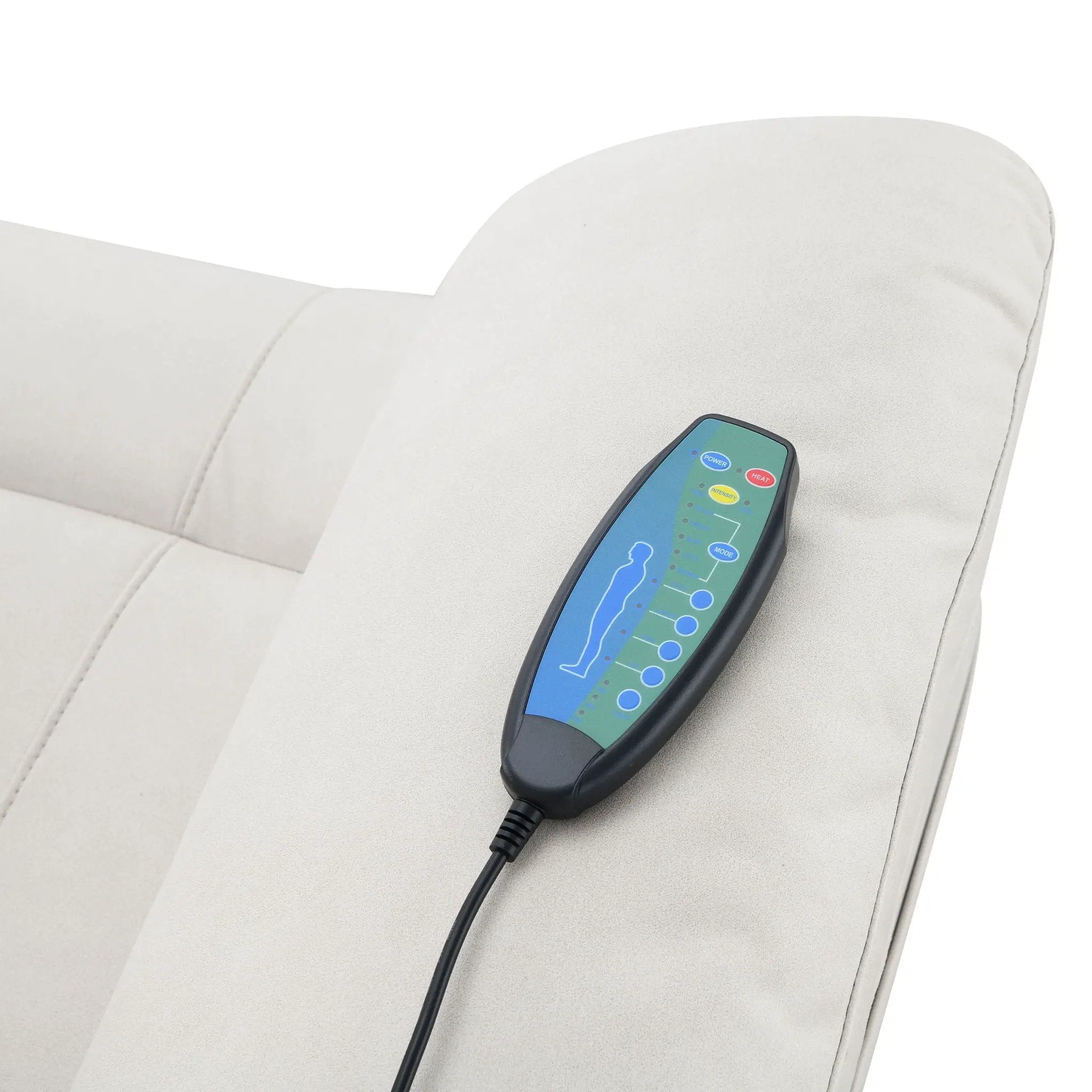Chriki - Power Motion Recliner & Lift Heating Massage Chair - Beige by Unique Piece Furniture