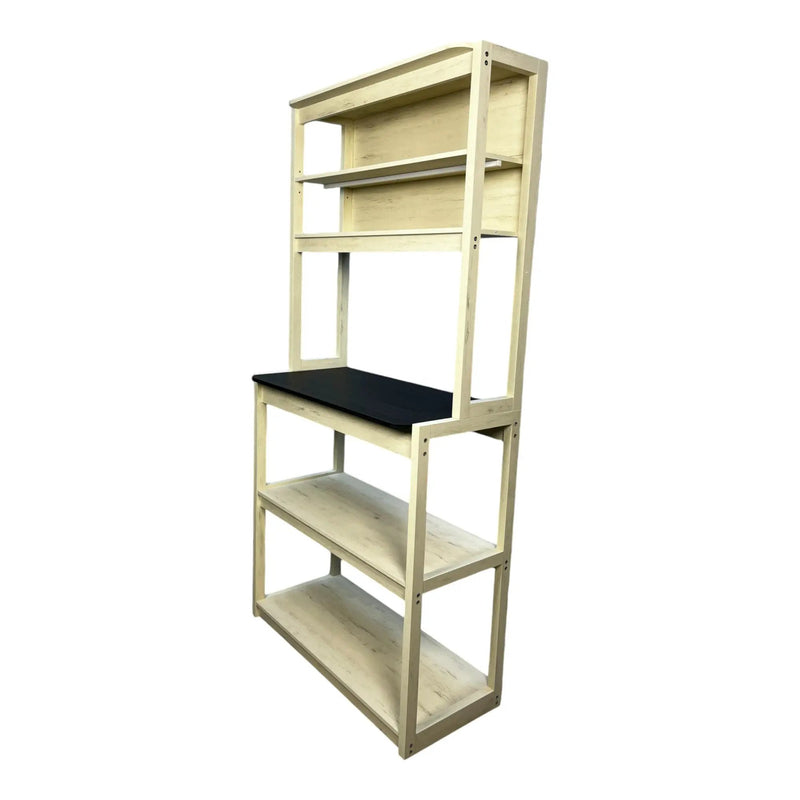 31.5" Baker's Rack in White and Black by HouseOfZazla