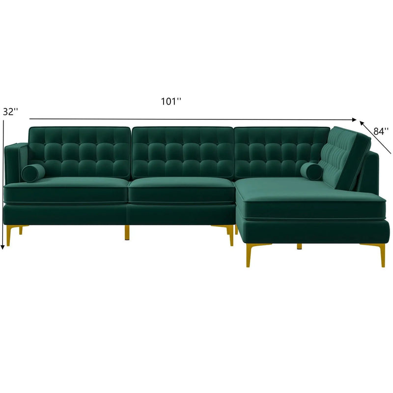 Brooke - Modern Design Sectional Sofa by Unique Piece Furniture