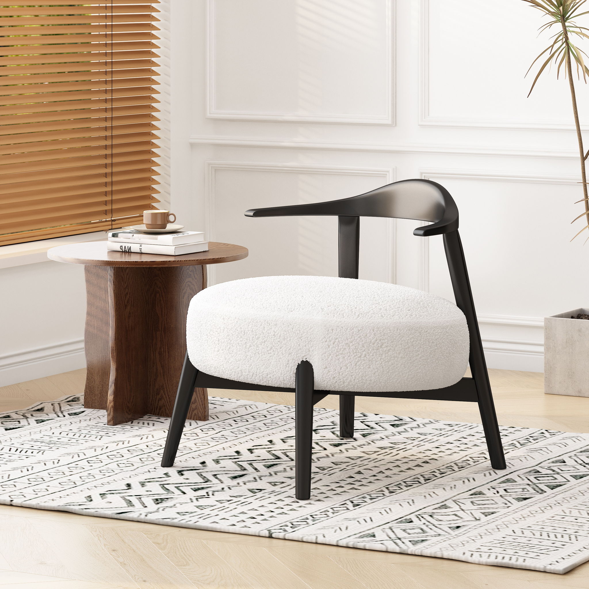Modern Living Room Upholstered Accent Chair by HouseOfZazla