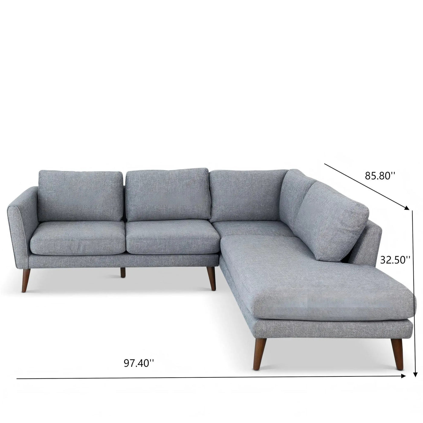 Benson - Sectional Sofa With Chaise by Unique Piece Furniture