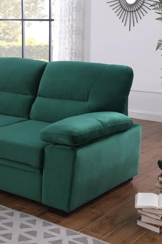 Kipling - Reversible Sleeper Sectional Sofa Chaise by HouseOfZazla
