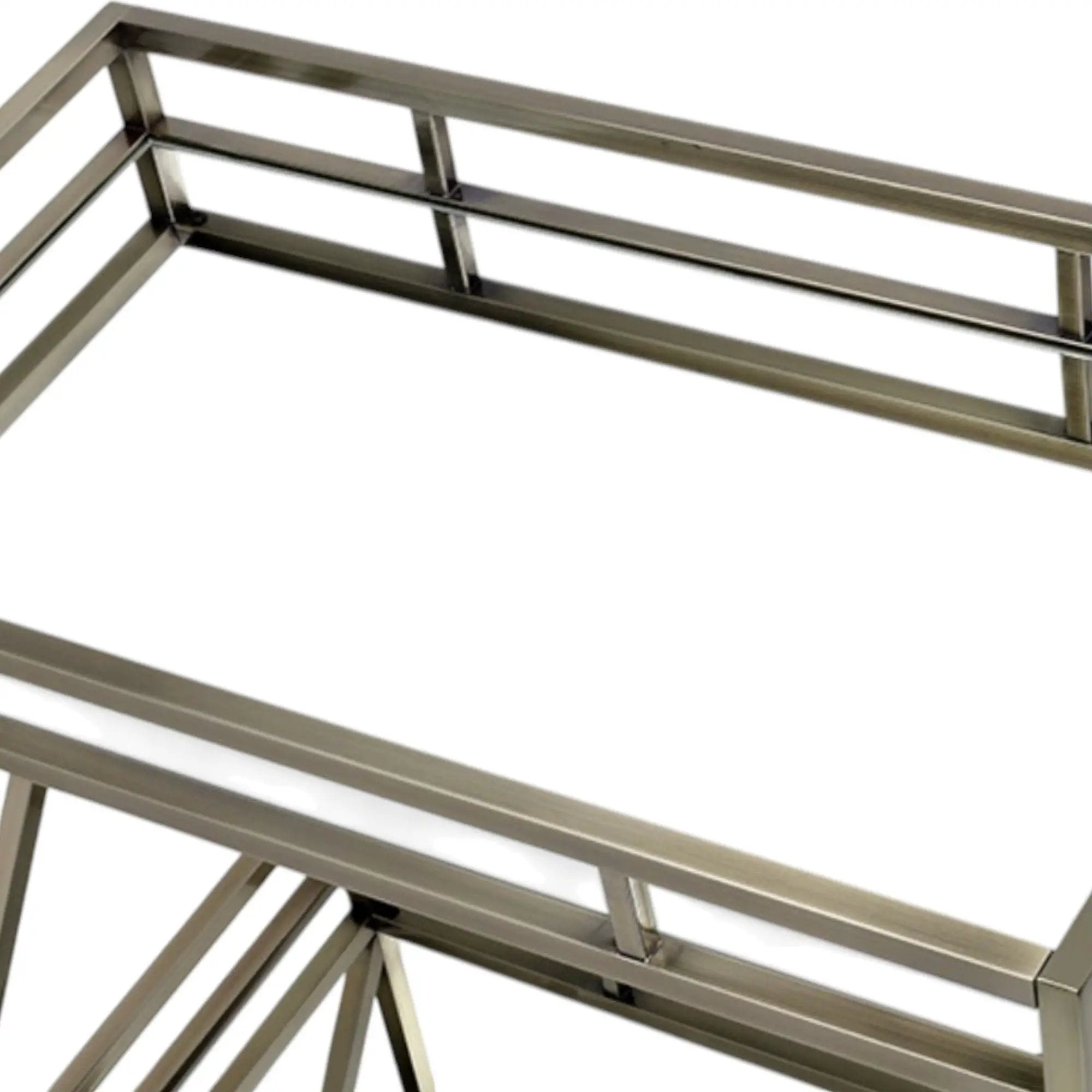 Kristensen - Serving Cart - Antique Gold by HouseOfZazla