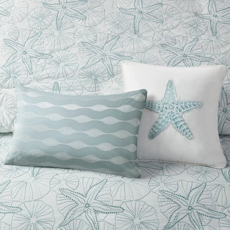 Duvet Cover Mini Set White Full/Queen by HouseOfZazla
