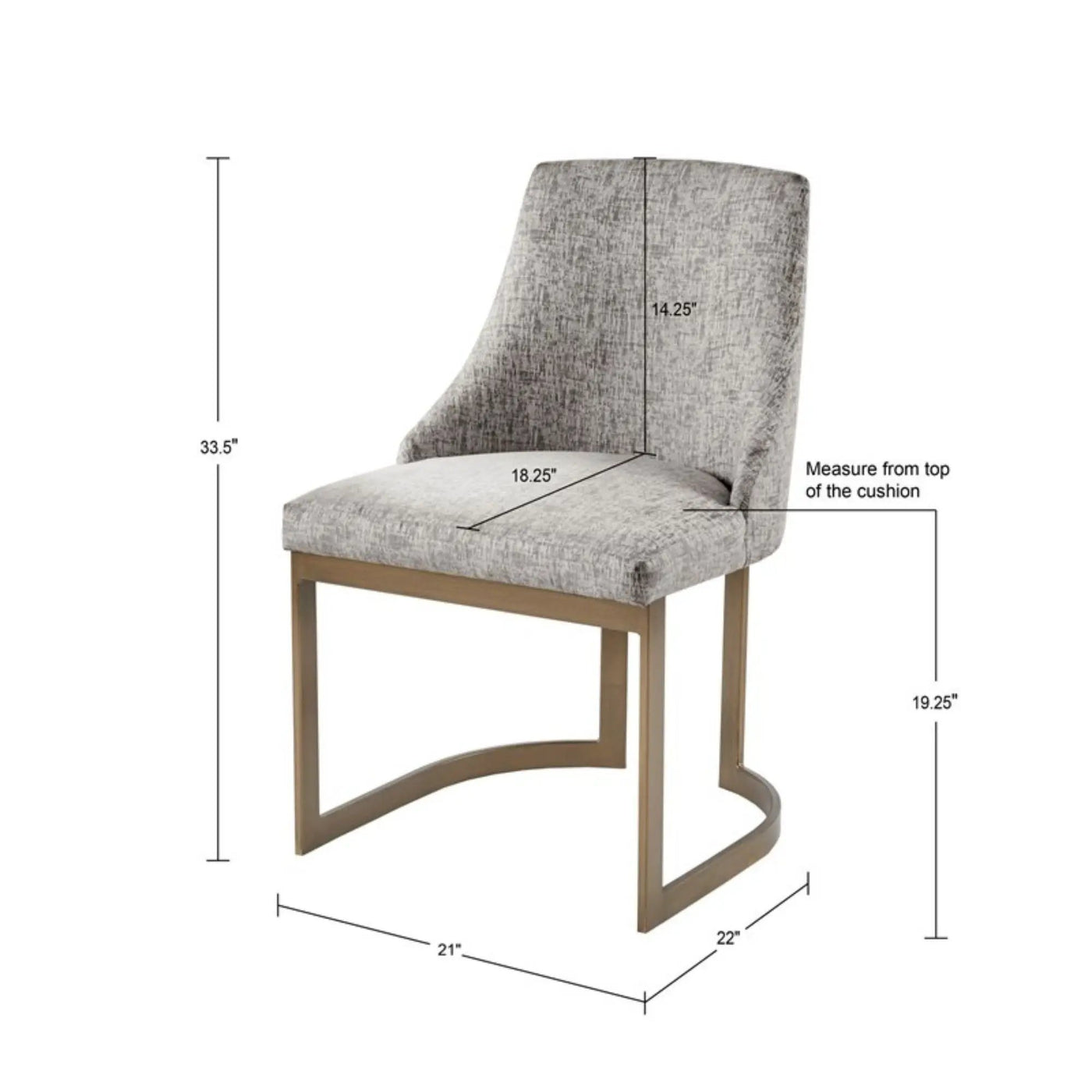 Contemporary Modern Accent Dining Chairs (Set of 2) by Unique Piece Furniture