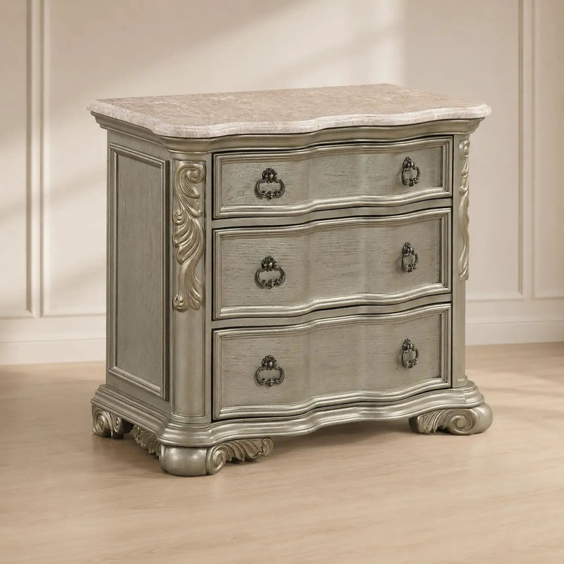 Bella - Nightstand - Champagne by HouseOfZazla