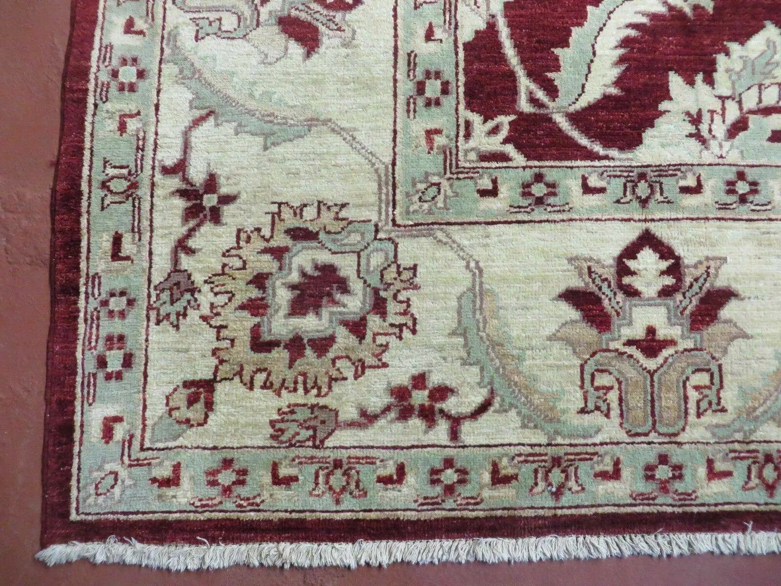 8' X 10' Vintage Fine Handmade Peshawar Agra Chobi Rug by Jewel Rugs