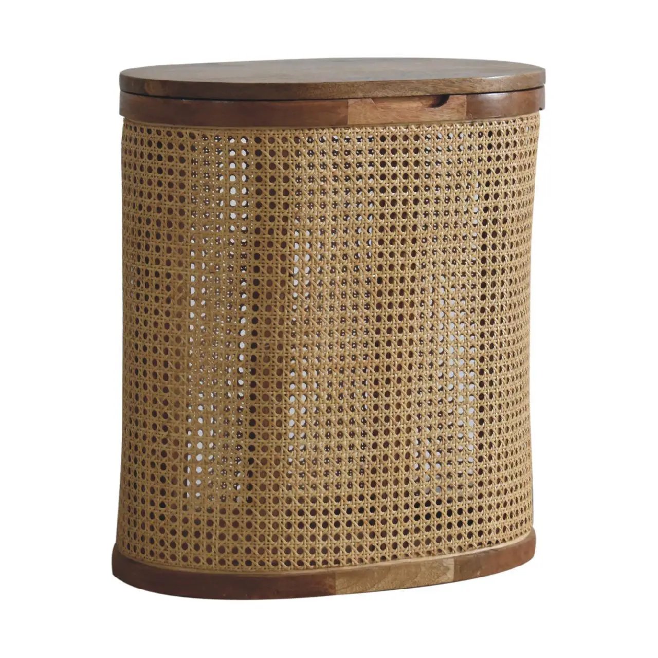 Larissa - Lid Up, Storage Stool - Oak by Unique Piece Furniture