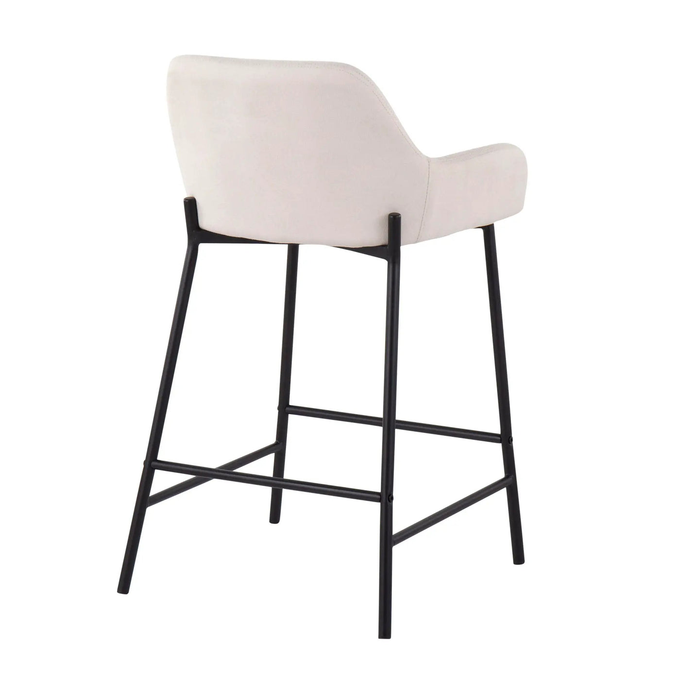 Daniella - Industrial Fixed Height Counter Stool (Set of 2) by HouseOfZazla