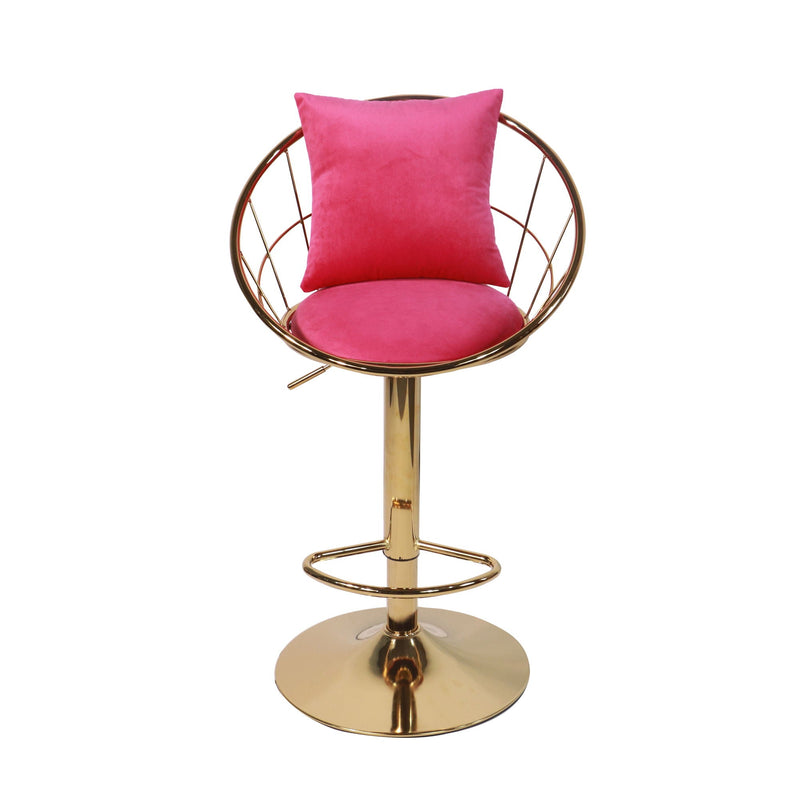 Unique Design Bar Chair, 360 Degree Rotation, Adjustable Height, Suitable For Dining Room And Bar by HouseOfZazla