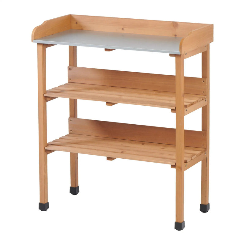 Outdoor Potting Table, 3 Tier Workbench by HouseOfZazla