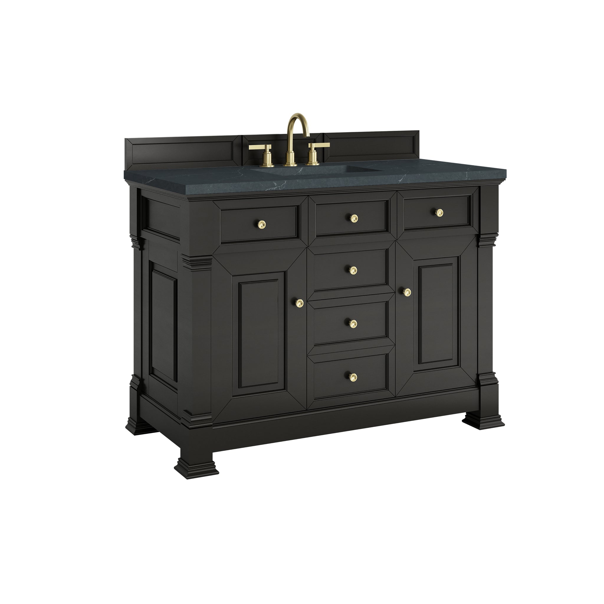 James Martin Brookfield 48" Single Bathroom Vanity, Black Onyx, view 38