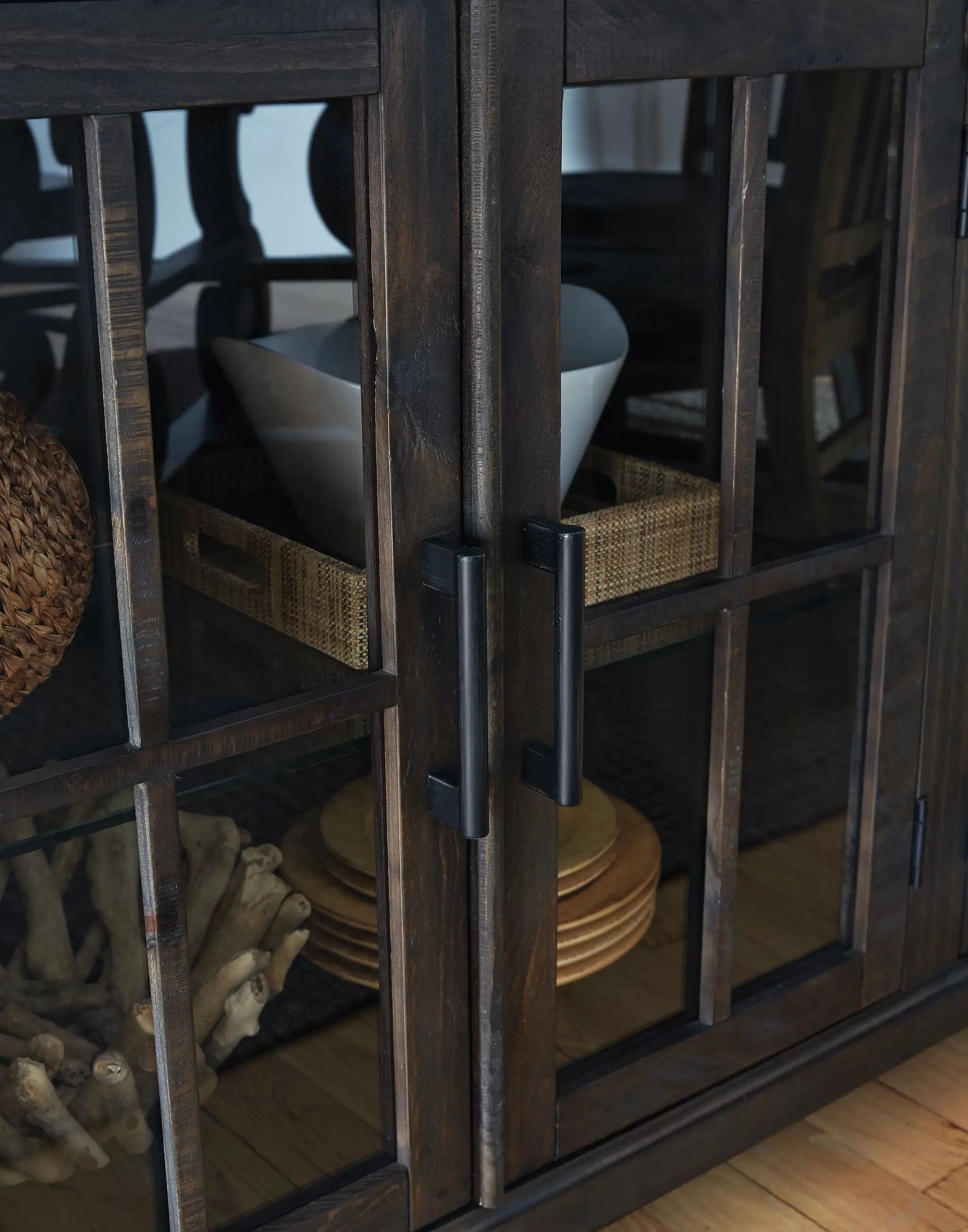 Bellamy - Buffet Curio - Peppercorn by Unique Piece Furniture