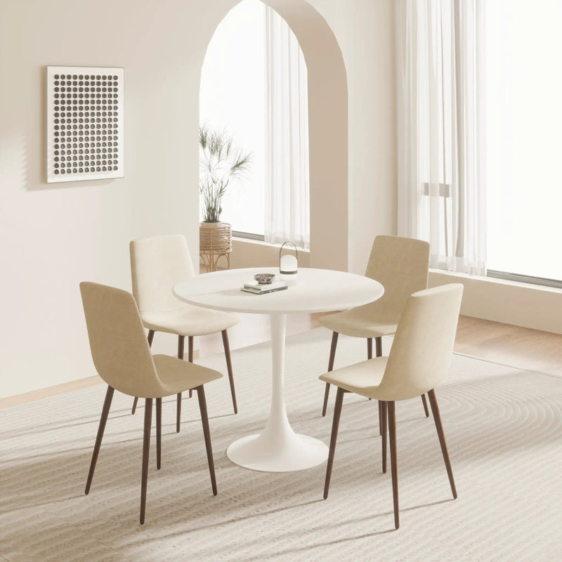 31.5" Dining Table in White by HouseOfZazla