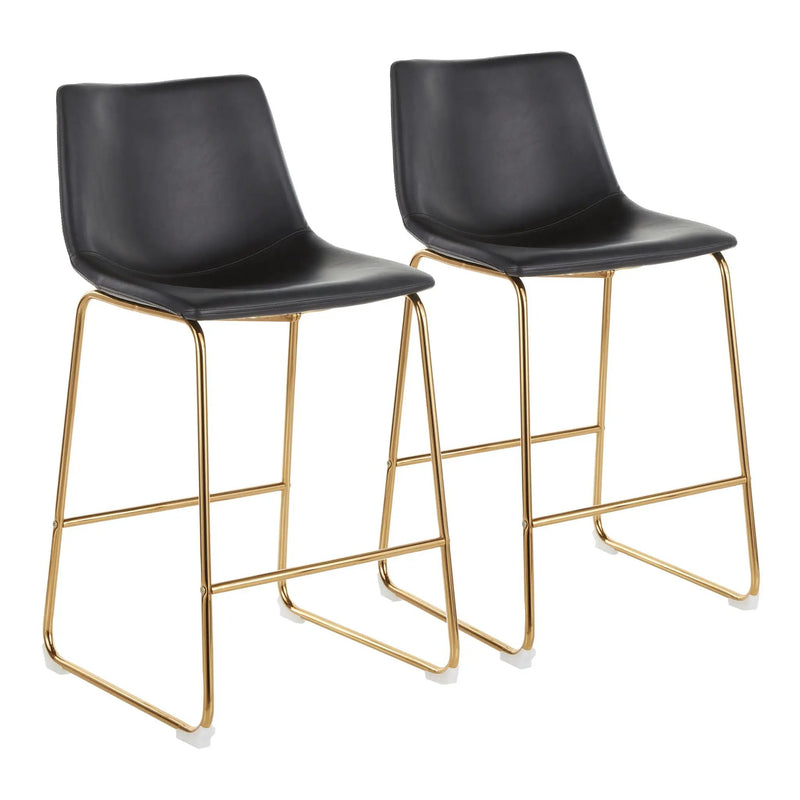 Duke - Contemporary Counter Stool (Set of 2) by HouseOfZazla