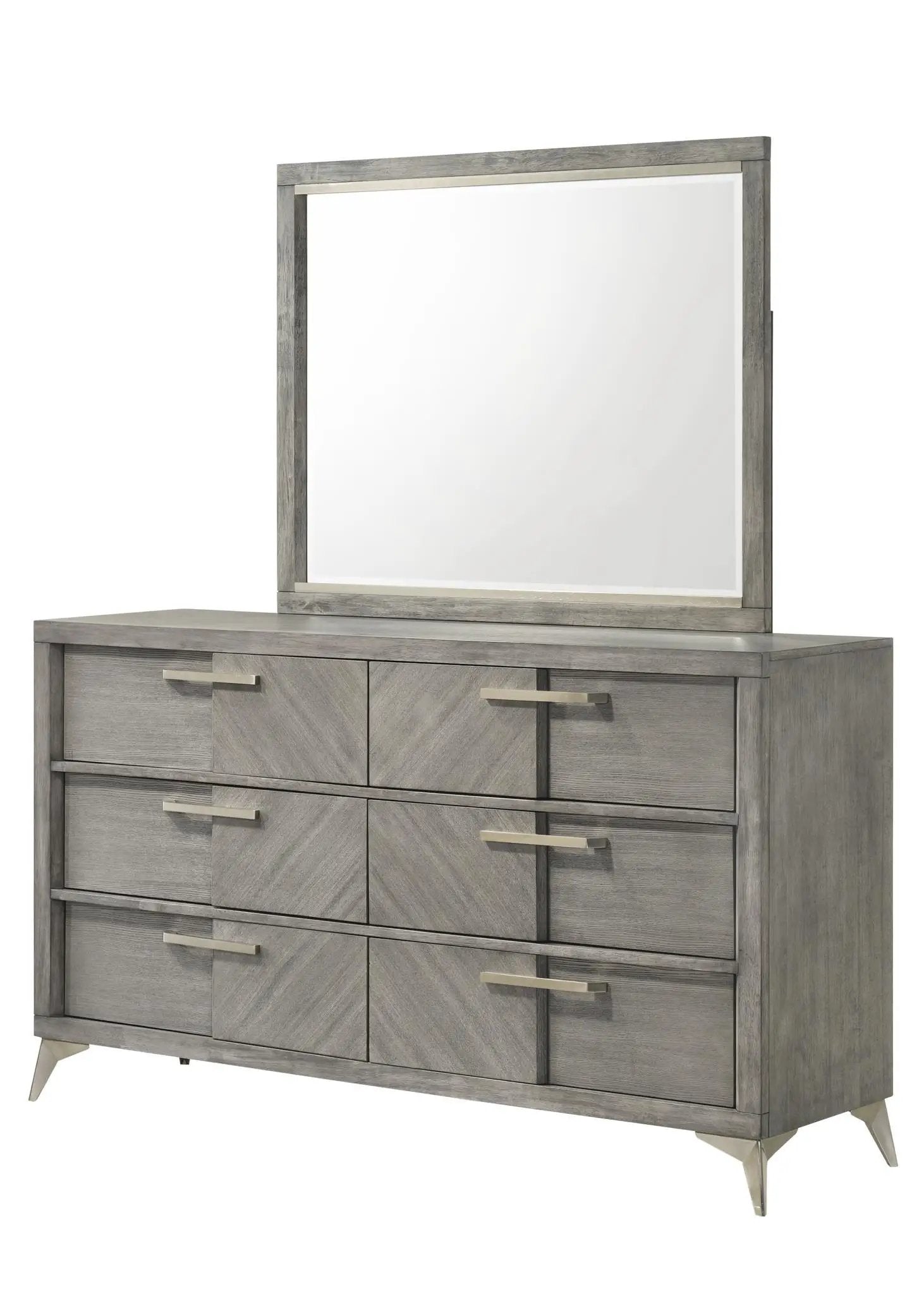 Landscape Mirror - Gray by Unique Piece Furniture